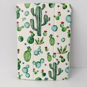 Cactus Print iPad Case 10.2" Hard Back Cover + Screen Protector Cute Desert